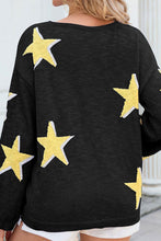 Load image into Gallery viewer, Loose Star Knitted Long Sleeve Sweater
