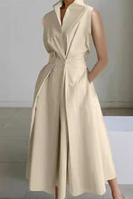 Load image into Gallery viewer, Casual V Neck Shirt Pockets Dress
