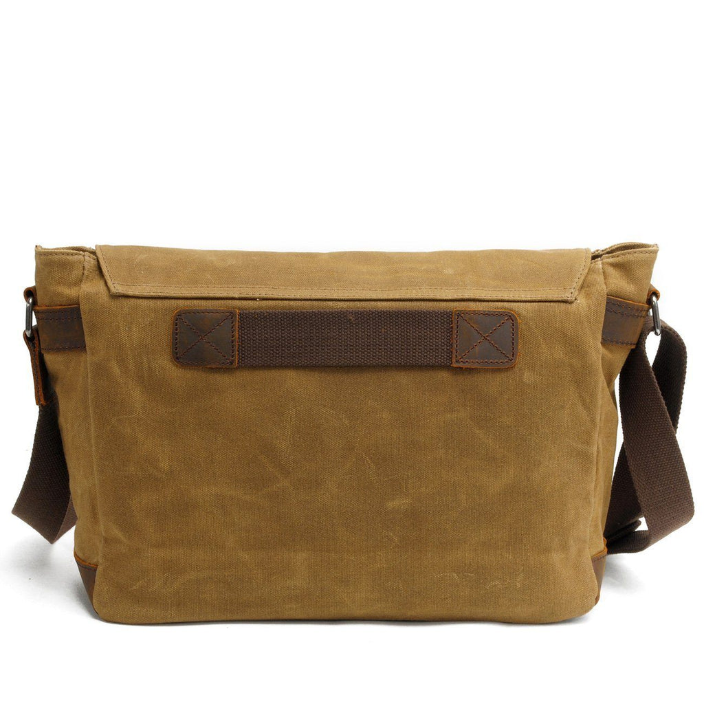 Army Green Canvas Messenger Bag Shoulder Bag