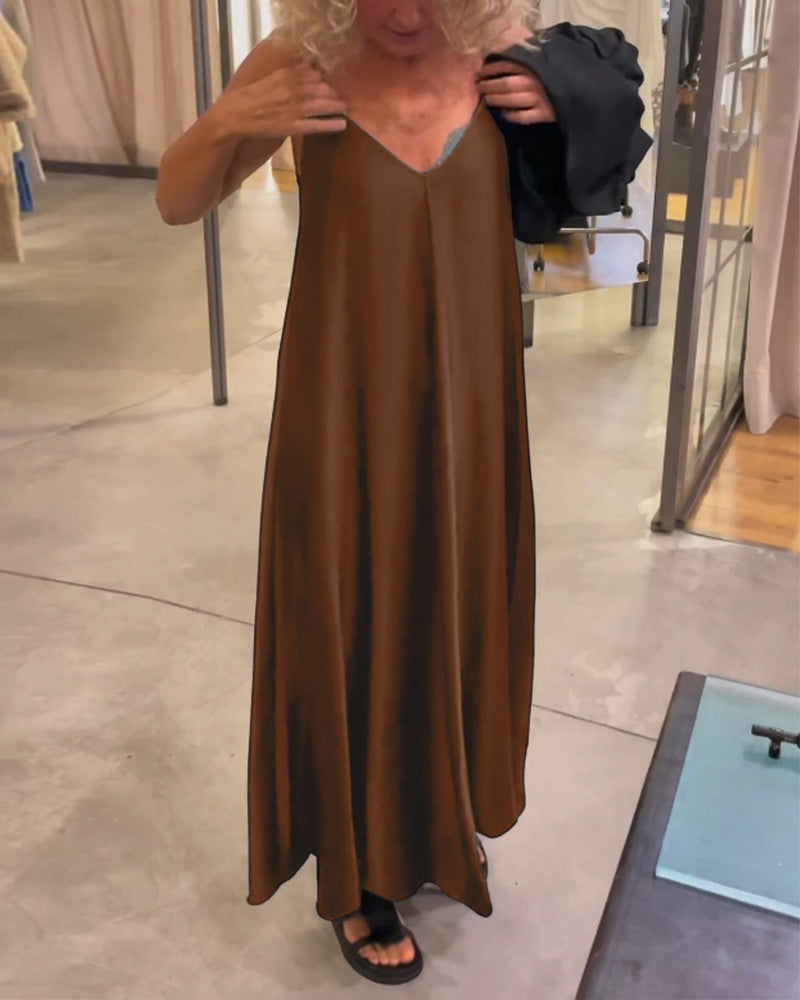 Black Half Sleeves Maxi Two Piece Dress