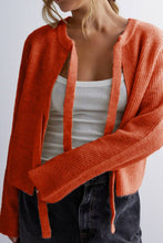 Load image into Gallery viewer, Simple Tied Long Sleeves Cardigan
