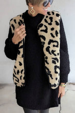 Load image into Gallery viewer, Leopard Print Casual Autumn and Winter Vest Jacket
