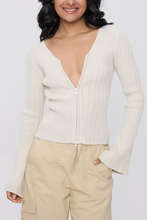 Load image into Gallery viewer, Sexy V-neck Knitted Cardigan Slim Sweater
