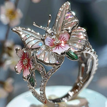 Load image into Gallery viewer, Spring Coming Butterfly Flower Ring
