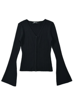 Load image into Gallery viewer, Sexy V-neck Knitted Cardigan Slim Sweater
