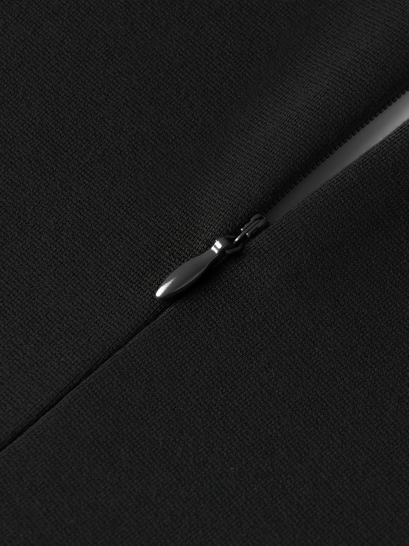 Elegant Black Ruffled Sleeves Bow Tie Bodycon Midi Dress