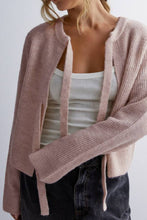 Load image into Gallery viewer, Simple Tied Long Sleeves Cardigan
