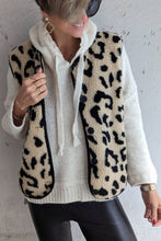 Load image into Gallery viewer, Leopard Print Casual Autumn and Winter Vest Jacket

