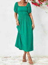 Load image into Gallery viewer, Loose Off-The-Shoulder Short Sleeves Midi Dress
