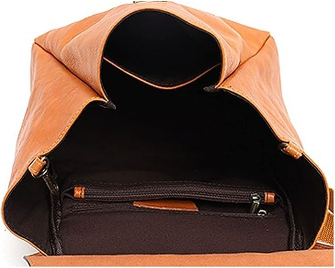 Simple Classic Vintage Leather Backpack