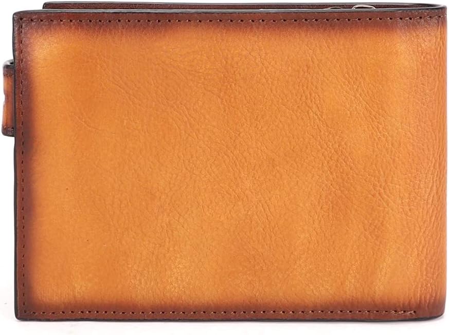 Bifold Wallet Money Clip Purse Mens Leather Slim Small Billfold Card Holder Purse