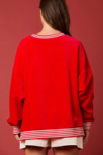 Load image into Gallery viewer, Christmas Decoration Sequined Round Neck Long Sleeve Sweatshirt
