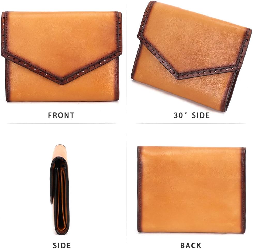 Trifold Wallet with Coin Pocket and  Card Holder for Women