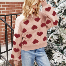 Load image into Gallery viewer, Cute Love Pattern Knit Sweater
