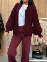 Load image into Gallery viewer, Loose V-neck Long-sleeved Casual Knitted Cardigan
