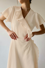 Load image into Gallery viewer, Casual Flounce Slit V Neck A Line Maxi Dress
