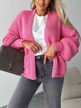 Load image into Gallery viewer, Loose V-neck Long-sleeved Casual Knitted Cardigan
