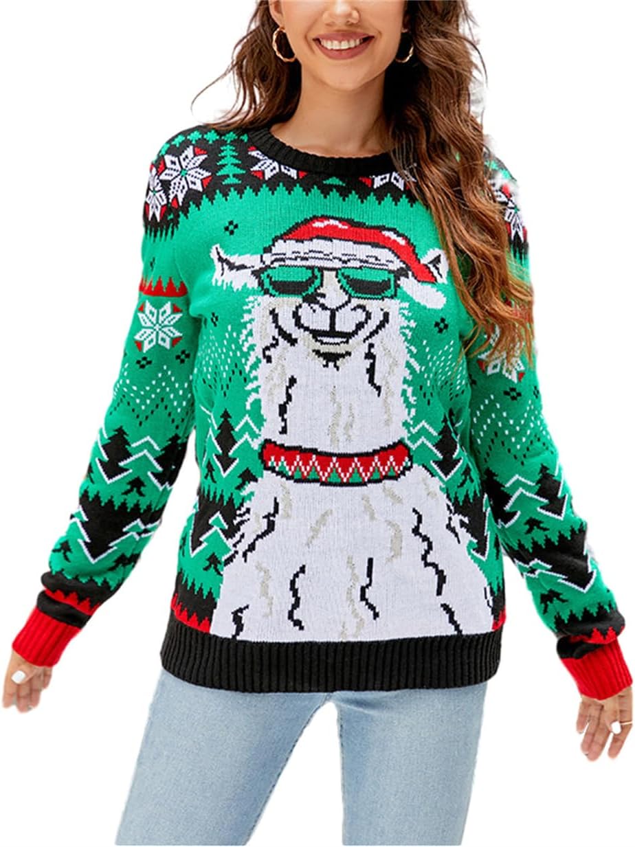 Funny Patterns Holiday Party Ugly Christmas Sweater