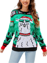 Load image into Gallery viewer, Funny Patterns Holiday Party Ugly Christmas Sweater
