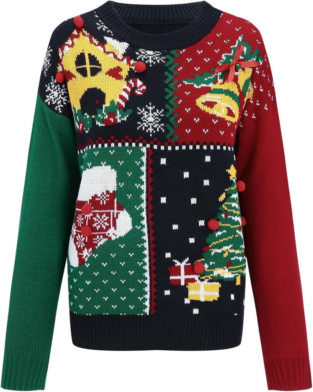 Novelty Casual Loose Knitted Christmas Ugly Sweater