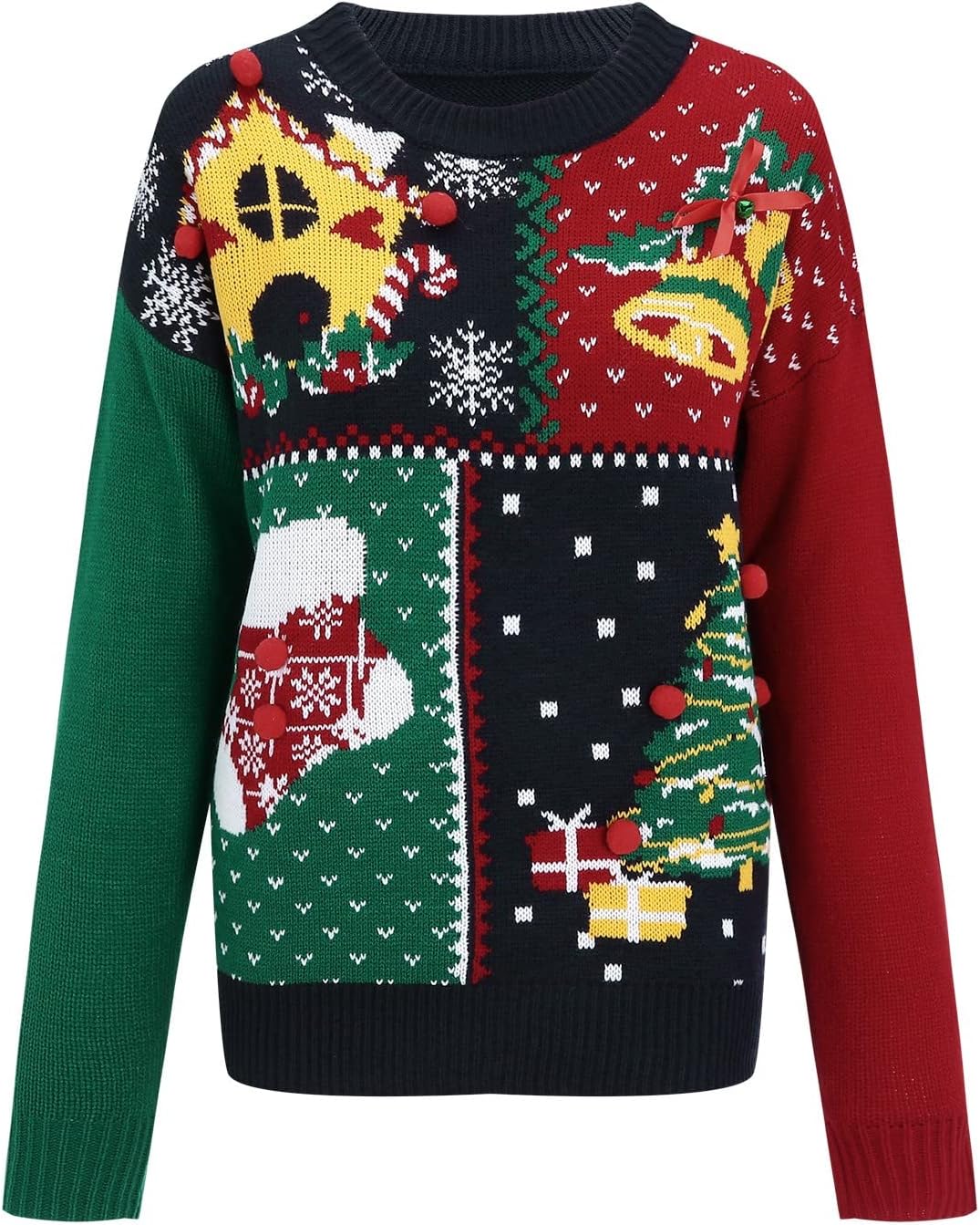 Novelty Casual Loose Knitted Christmas Ugly Sweater