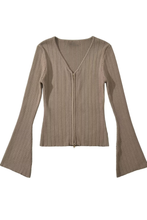 Load image into Gallery viewer, Sexy V-neck Knitted Cardigan Slim Sweater
