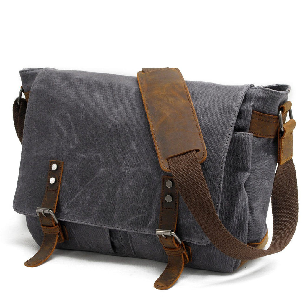 Army Green Canvas Messenger Bag Shoulder Bag