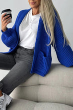 Load image into Gallery viewer, Simple Pockets Long Sleeved Cardigan
