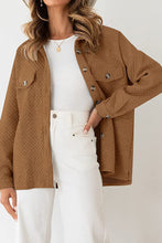 Load image into Gallery viewer, Relaxed Lapel Oversized Long Sleeve Jacket
