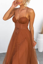 Load image into Gallery viewer, Elegant Sweatheart Spaghetti Staps Princess Tulle  Midi Party Dress
