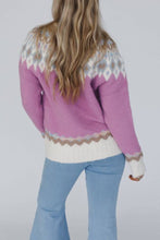 Load image into Gallery viewer, Christmas Thickened Round Neck Long Sleeve Knitted  Icelandic Sweater
