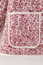 Load image into Gallery viewer, Floral Print Thin Pocket Cardigan Jacket
