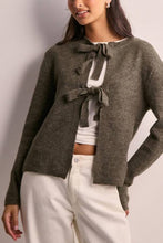 Load image into Gallery viewer, Simple Tied Long Sleeves Cardigan
