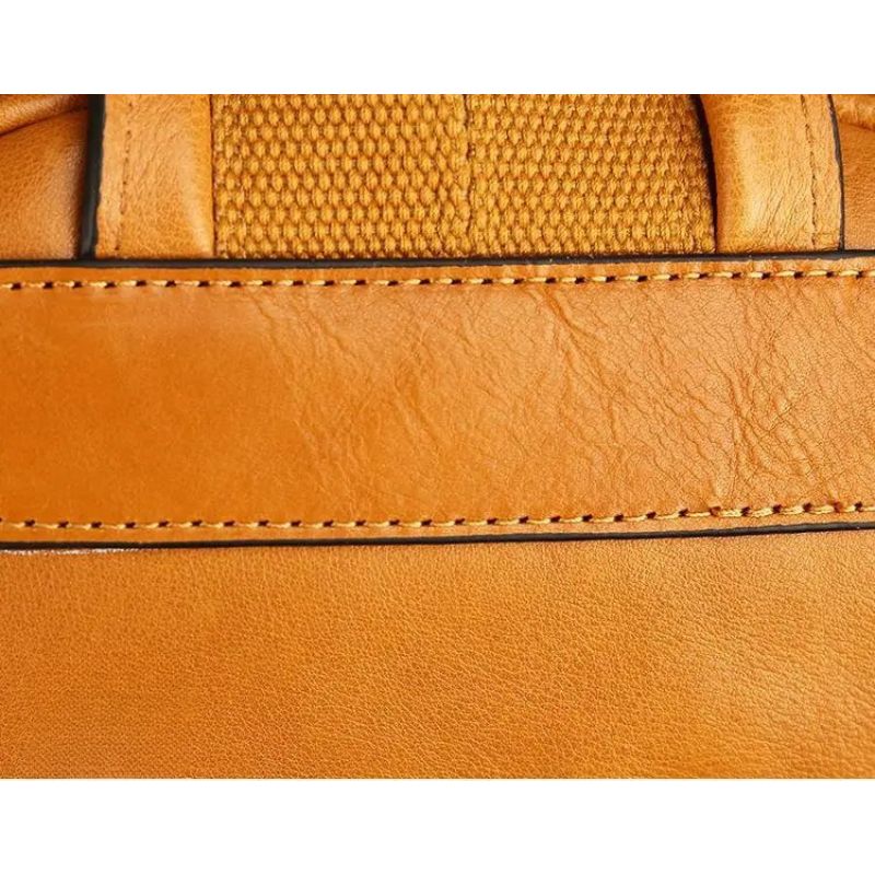 Simple Classic Vintage Leather Backpack