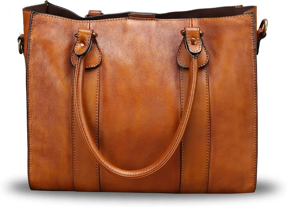 Leather Satchel Top Handle Shoulder Bag Crossbody Purse Handbag