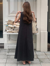 Load image into Gallery viewer, Simple Loose Sleeveless V-Neck Midi Dresses
