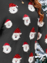 Load image into Gallery viewer, Santa Claus Long Sleeve Crew Neck Pullover Knitted Tunic Christmas Sweater Dress
