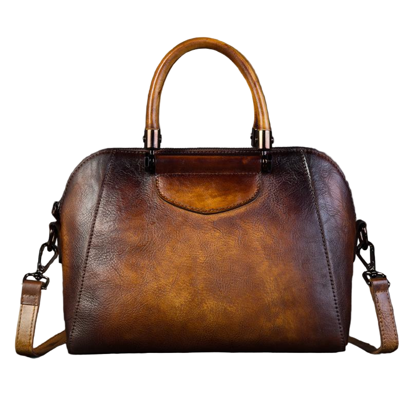 Brown Leather Vintage Handbag