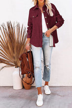 Load image into Gallery viewer, Relaxed Lapel Oversized Long Sleeve Jacket
