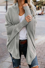 Load image into Gallery viewer, Loose Bat Sleeve Long Knitted Cardigan Sweater
