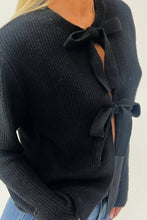 Load image into Gallery viewer, Simple Tied Long Sleeves Cardigan
