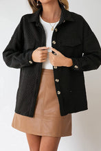 Load image into Gallery viewer, Relaxed Lapel Oversized Long Sleeve Jacket
