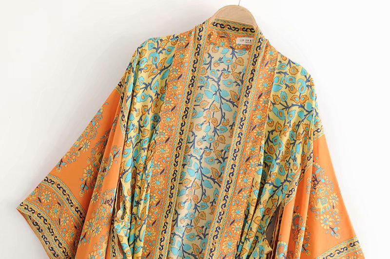 Boho Beach Duster Kimono Cove Up