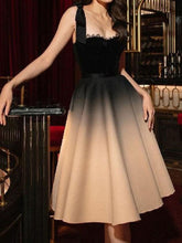 Load image into Gallery viewer, Sexy Vintage Straps Ball Gowns Evening Midi Dress
