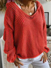 Load image into Gallery viewer, Loose Hooded Long Sleeve Sweater
