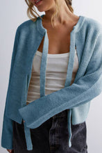 Load image into Gallery viewer, Simple Tied Long Sleeves Cardigan
