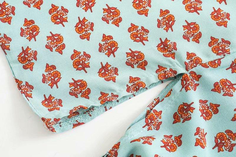 Boho Floral Patterns Kimono Cover Up