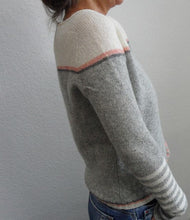 Load image into Gallery viewer, Color Block Striped Boat Neck Long Sleeve Sweater
