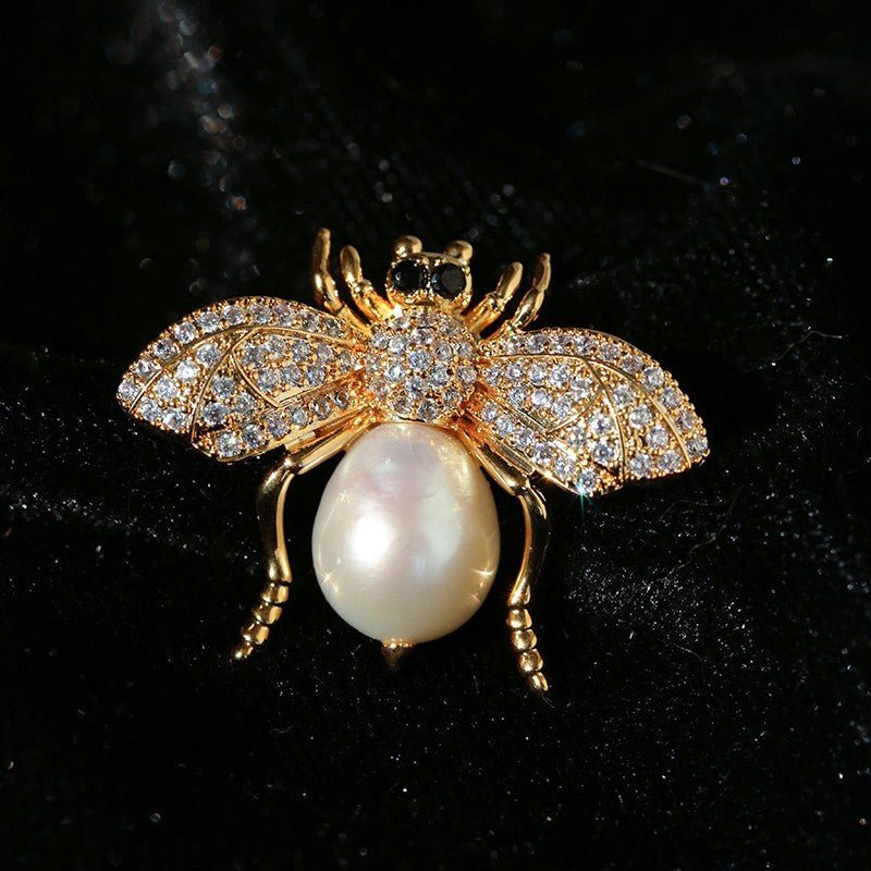 Art Deco-Inspired Insect Brooches