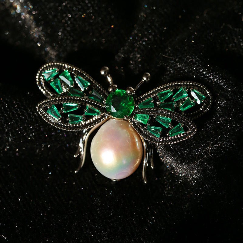 Art Deco-Inspired Insect Brooches